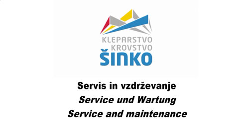 Servis in vzdrževanje